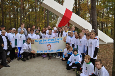 XXII bieg szlakiem  męczeńskiej drogi bł. ks. Popiełuszki